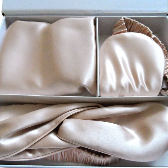 Mulberry silk 3 pieces sleep  set - NEW - Picture 2 of 4